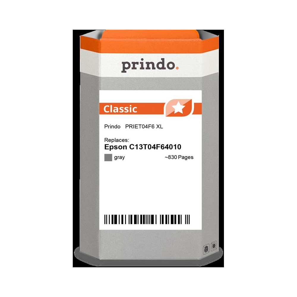 compatibile con Epson 478XL Grigio  Prindo Classic XL Grigio Cartuccia d'inchiostro