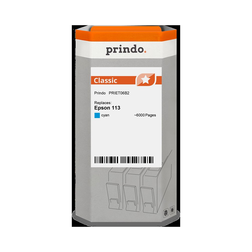 compatibile con Epson 113 ciano  Prindo Classic ciano Cartuccia d'inchiostro
