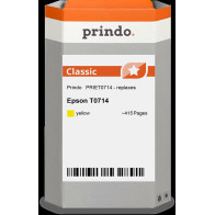 compatibile con Epson T0714 giallo  Prindo Classic giallo Cartuccia d'inchiostro