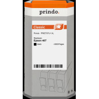 compatibile con Epson 407 nero  Prindo Classic XL nero Cartuccia d'inchiostro