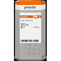 compatibile con Epson 407 ciano  Prindo Classic XL ciano Cartuccia d'inchiostro