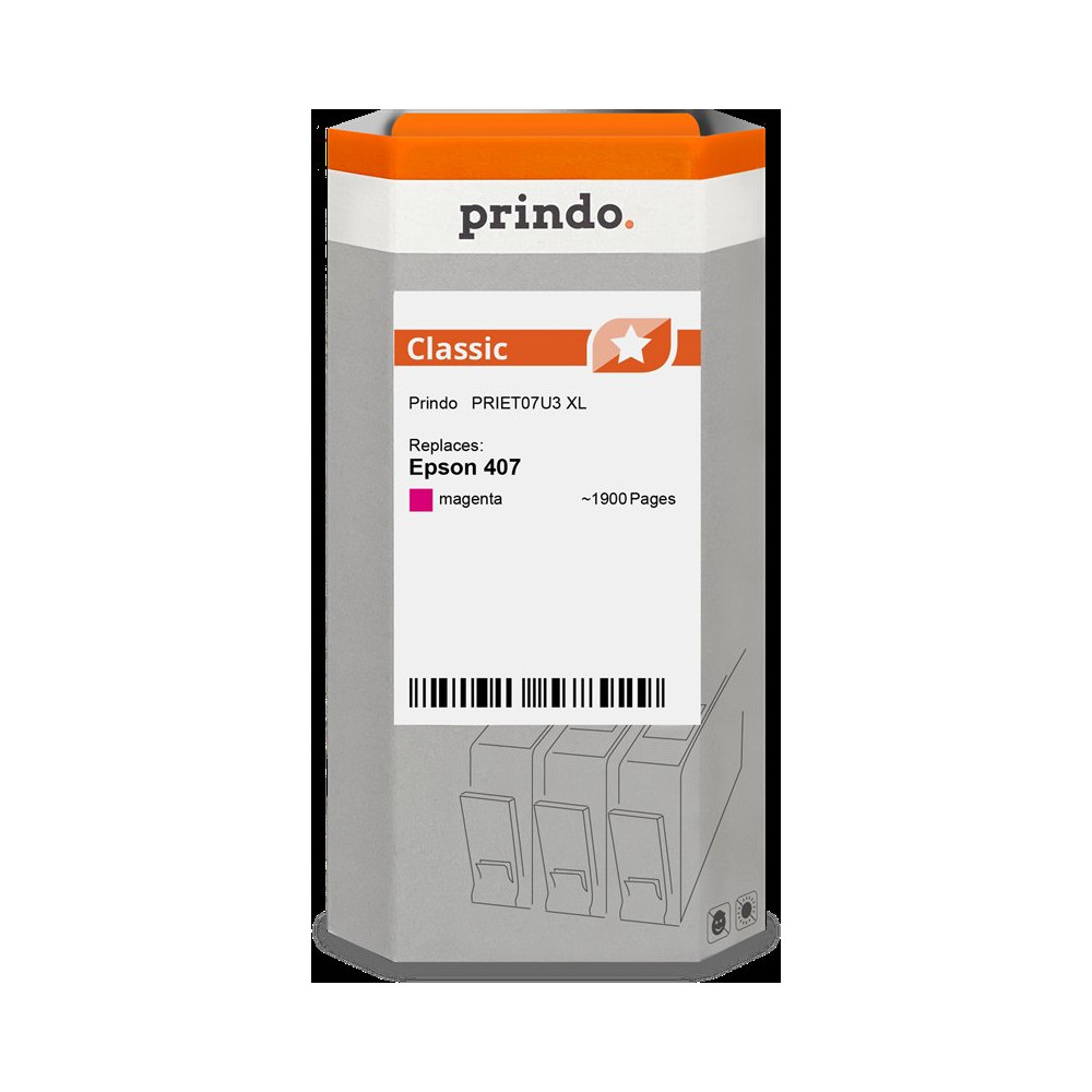 compatibile con Epson 407 magenta  Prindo Classic XL magenta Cartuccia d'inchiostro