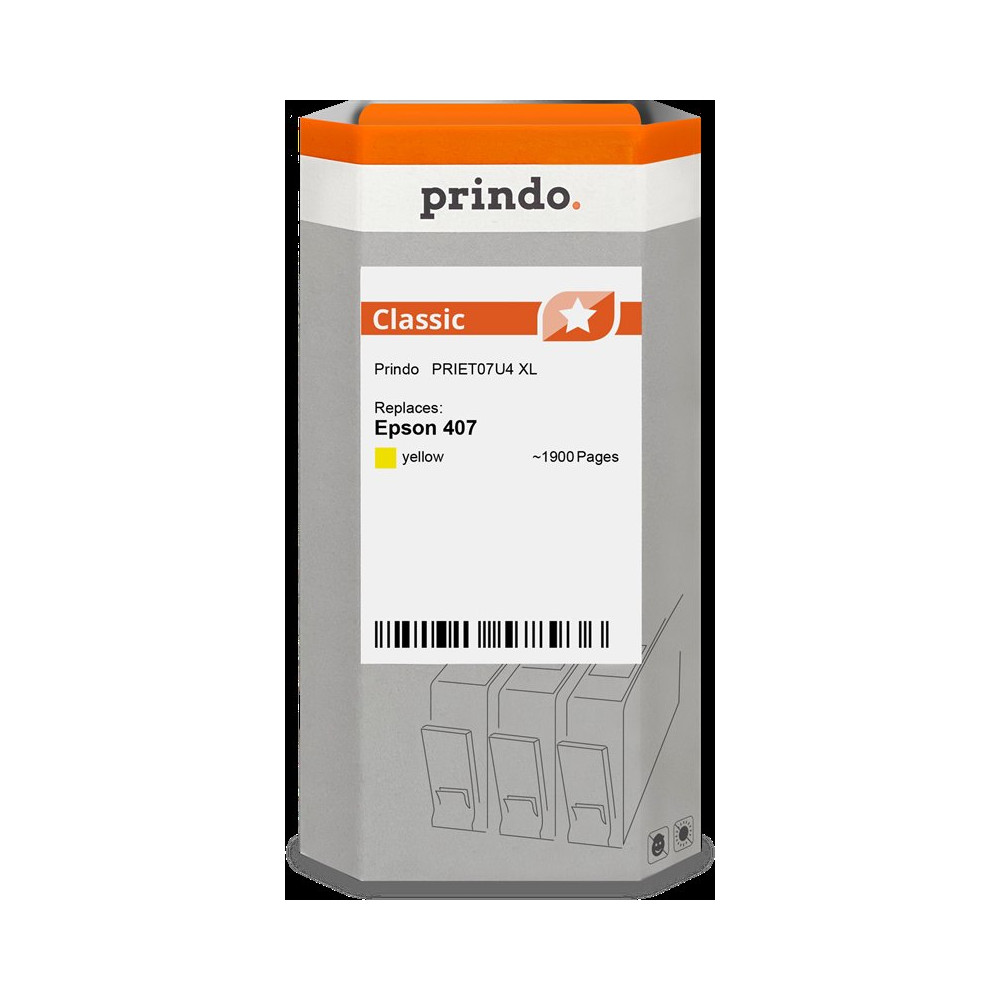 compatibile con Epson 407 giallo  Prindo Classic XL giallo Cartuccia d'inchiostro