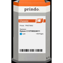 compatibile con Epson T0802 ciano  Prindo Classic ciano Cartuccia d'inchiostro