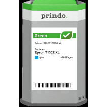 compatibile con Epson T1302 XL ciano  Prindo Green XL ciano Cartuccia d'inchiostro