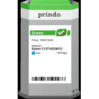 compatibile con Epson 16 ciano  Prindo Green ciano Cartuccia d'inchiostro