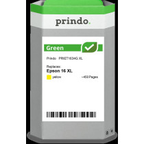 compatibile con Epson 16 XL giallo  Prindo Green XL giallo Cartuccia d'inchiostro