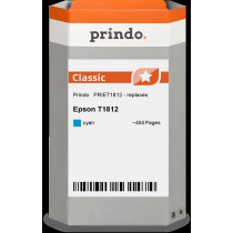compatibile con Epson 18 XL ciano  Prindo Classic XL ciano Cartuccia d'inchiostro