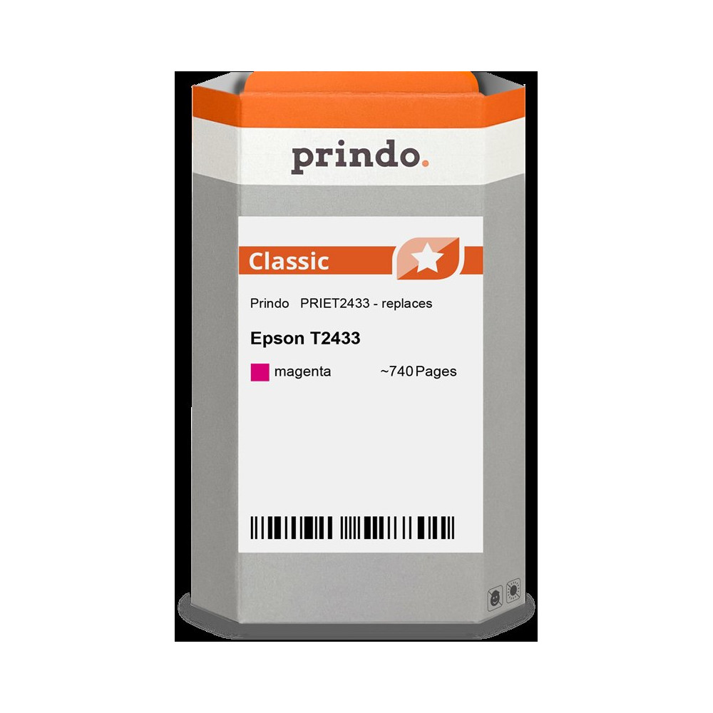 compatibile con Epson 24 XL magenta  Prindo Classic XL magenta Cartuccia d'inchiostro