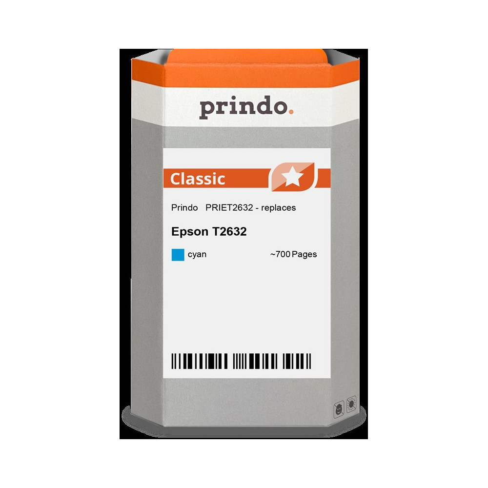 Prindo Classic XL ciano Cartuccia d'inchiostro