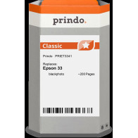 compatibile con Epson 33 Nero (Foto)  Prindo Classic Nero (Foto) Cartuccia d'inchiostro