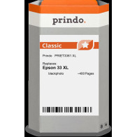 compatibile con Epson 33 XL Nero (Foto)  Prindo Classic XL Nero (Foto) Cartuccia d'inchiostro