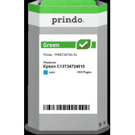 compatibile con Epson 34 XL ciano  Prindo Green XL ciano Cartuccia d'inchiostro