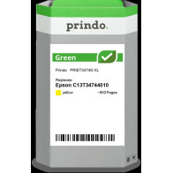 compatibile con Epson 34 XL giallo  Prindo Green XL giallo Cartuccia d'inchiostro