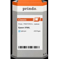 compatibile con Epson 378XL ciano (chiaro)  Prindo Classic XL ciano (chiaro) Cartuccia d'inchiostro