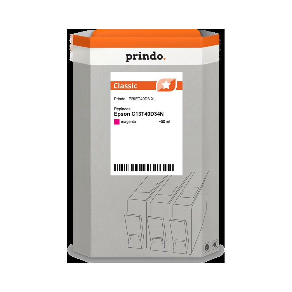 compatibile con Epson T40D340 magenta  Prindo Classic XL magenta Cartuccia d'inchiostro