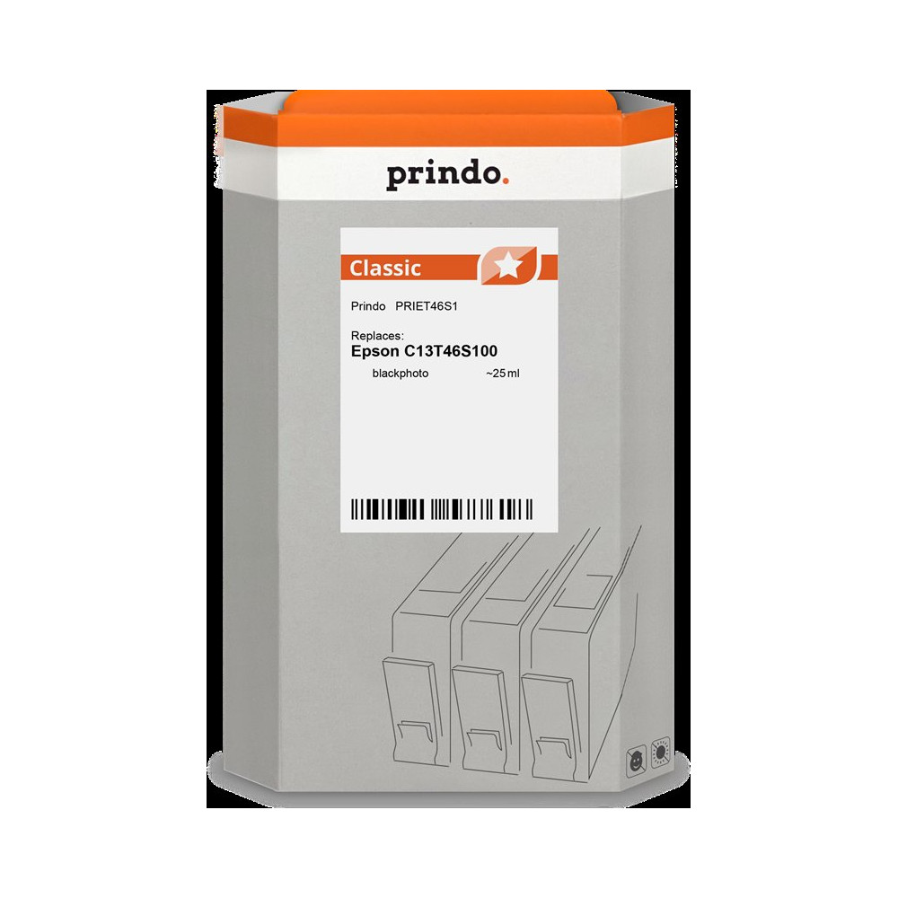 compatibile con Epson T46S1 Nero (Foto)  Prindo Classic Nero (Foto) Cartuccia d'inchiostro