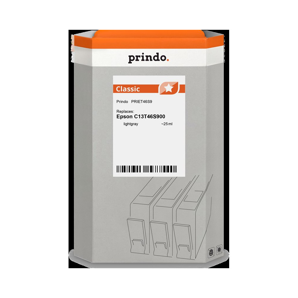 compatibile con Epson T46S9 grigio (chiaro)  Prindo Classic grigio (chiaro) Cartuccia d'inchiostro