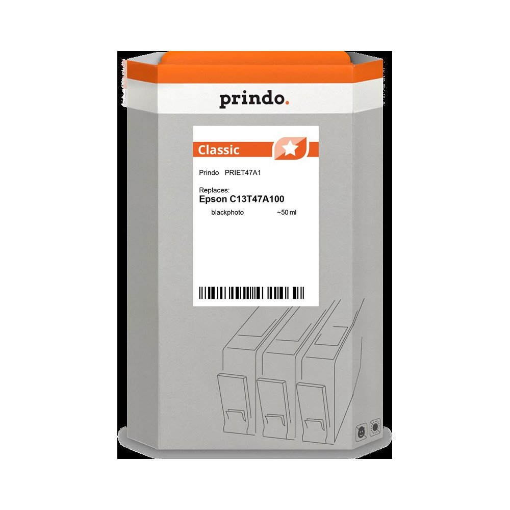compatibile con Epson T47A1 Nero (Foto)  Prindo Classic Nero (Foto) Cartuccia d'inchiostro
