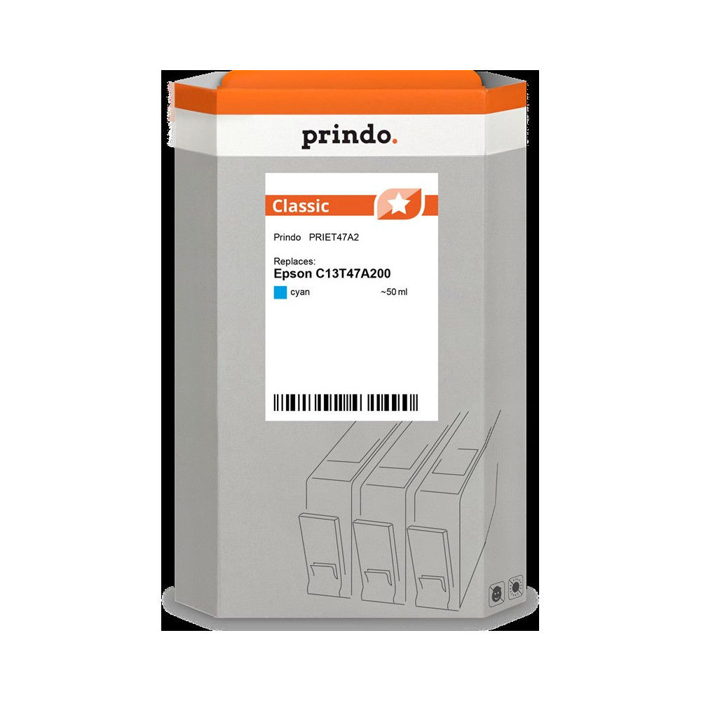 compatibile con Epson T47A2 ciano  Prindo Classic ciano Cartuccia d'inchiostro