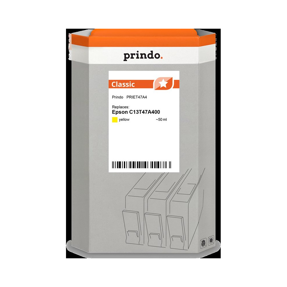 compatibile con Epson T47A4 giallo  Prindo Classic giallo Cartuccia d'inchiostro