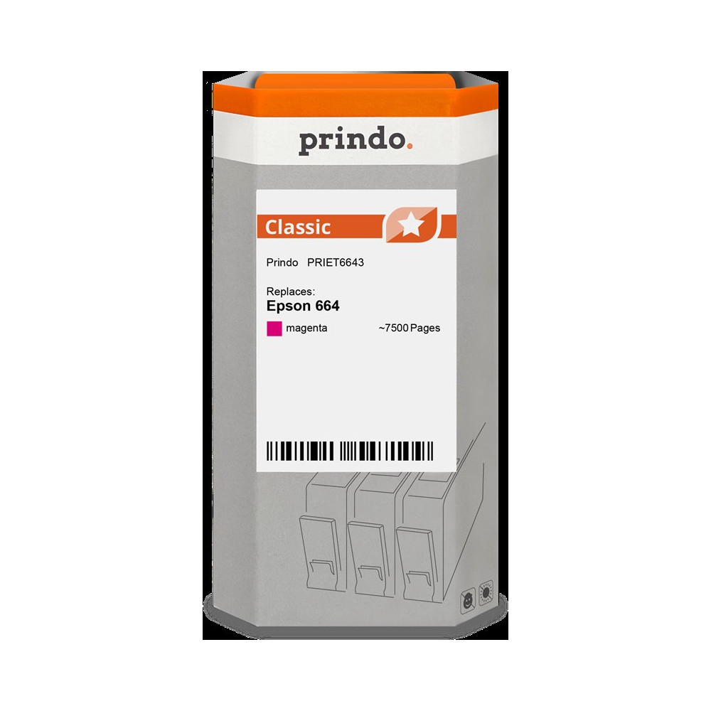 compatibile con Epson 664 magenta  Prindo Classic magenta Cartuccia d'inchiostro