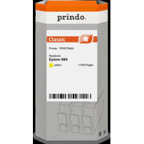 compatibile con Epson 664 giallo  Prindo Classic giallo Cartuccia d'inchiostro
