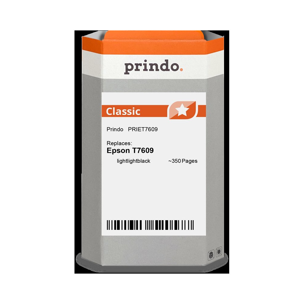 compatibile con Epson T7609 lightlightblack  Prindo Classic lightlightblack Cartuccia d'inchiostro