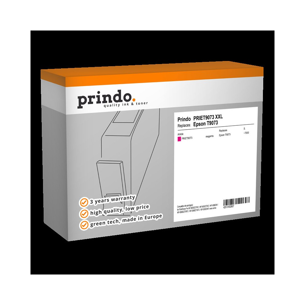 compatibile con Epson T9073 XXL magenta  Prindo Classic XXL magenta Cartuccia d'inchiostro