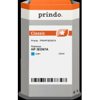 compatibile con HP 712 ciano  Prindo Classic ciano Cartuccia d'inchiostro