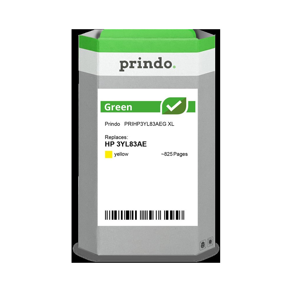 compatibile con HP 912 XL giallo  Prindo Green XL giallo Cartuccia d'inchiostro