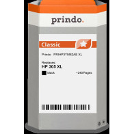 compatibile con HP 305 XL nero  Prindo Classic XL nero Cartuccia d'inchiostro