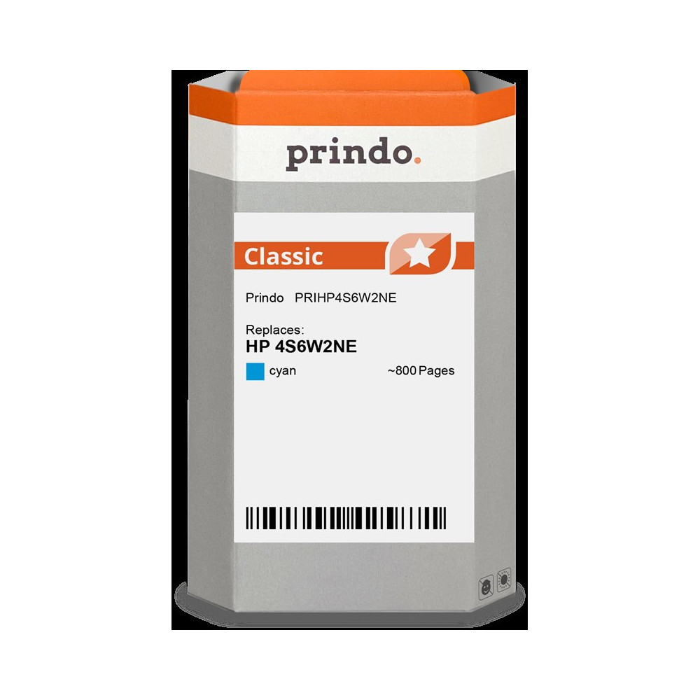 compatibile con HP 937 ciano  Prindo Classic ciano Cartuccia d'inchiostro