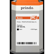 compatibile con HP 934 XL nero  Prindo Basic XL nero Cartuccia d'inchiostro