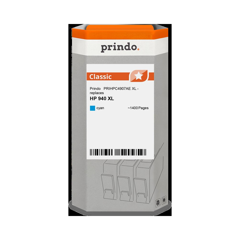 Prindo Classic XL ciano Cartuccia d'inchiostro