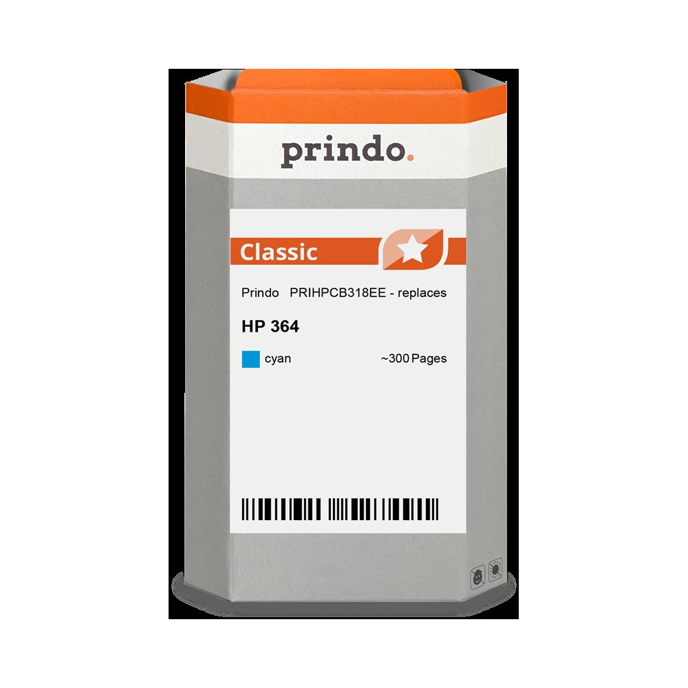 compatibile con HP 364 ciano  Prindo Classic ciano Cartuccia d'inchiostro