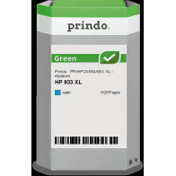 compatibile con HP 933 XL ciano  Prindo Green XL ciano Cartuccia d'inchiostro