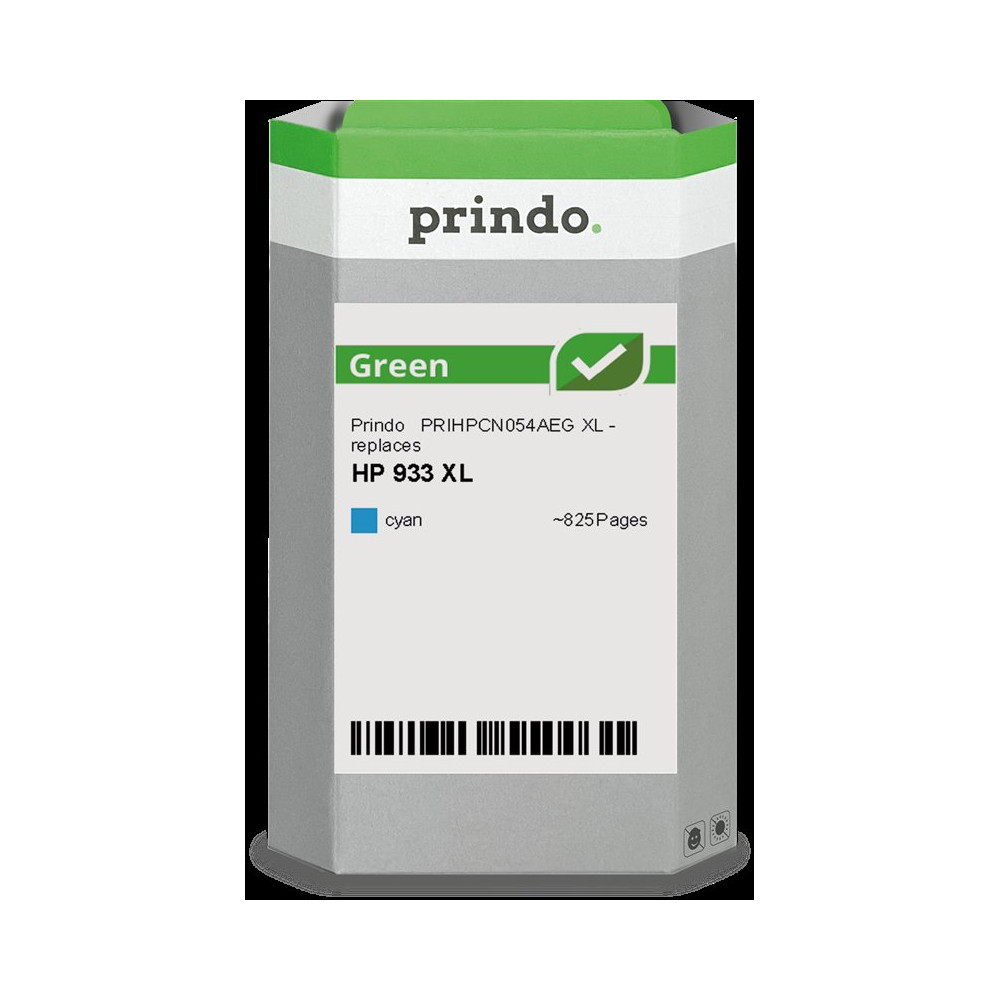 compatibile con HP 933 XL ciano  Prindo Green XL ciano Cartuccia d'inchiostro