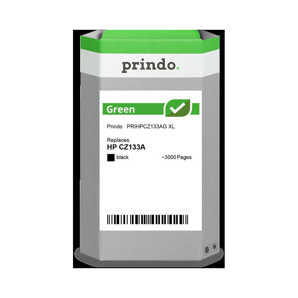 compatibile con HP 711 nero  Prindo Green XL nero Cartuccia d'inchiostro