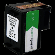 compatibile con HP 302 XL nero  Prindo Green XL nero Cartuccia d'inchiostro