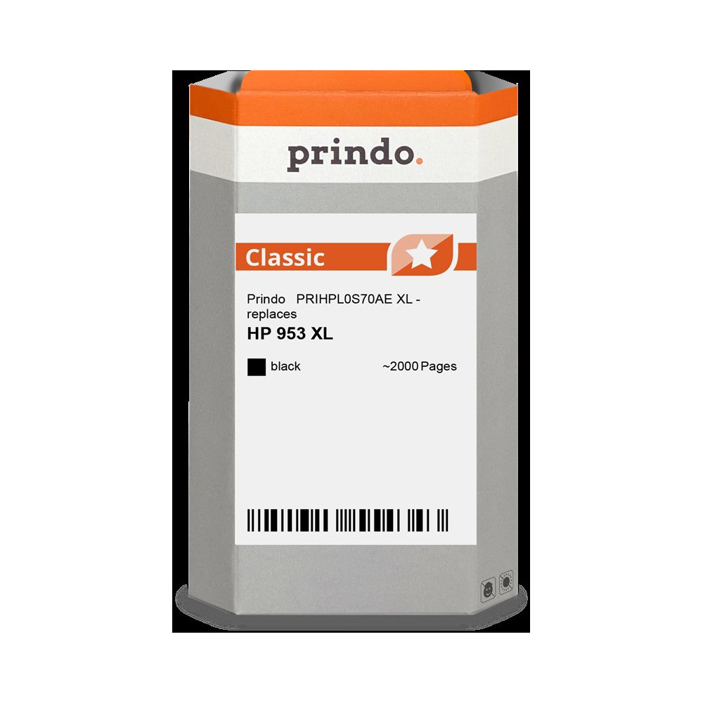 compatibile con HP 953 XL nero  Prindo Classic XL nero Cartuccia d'inchiostro