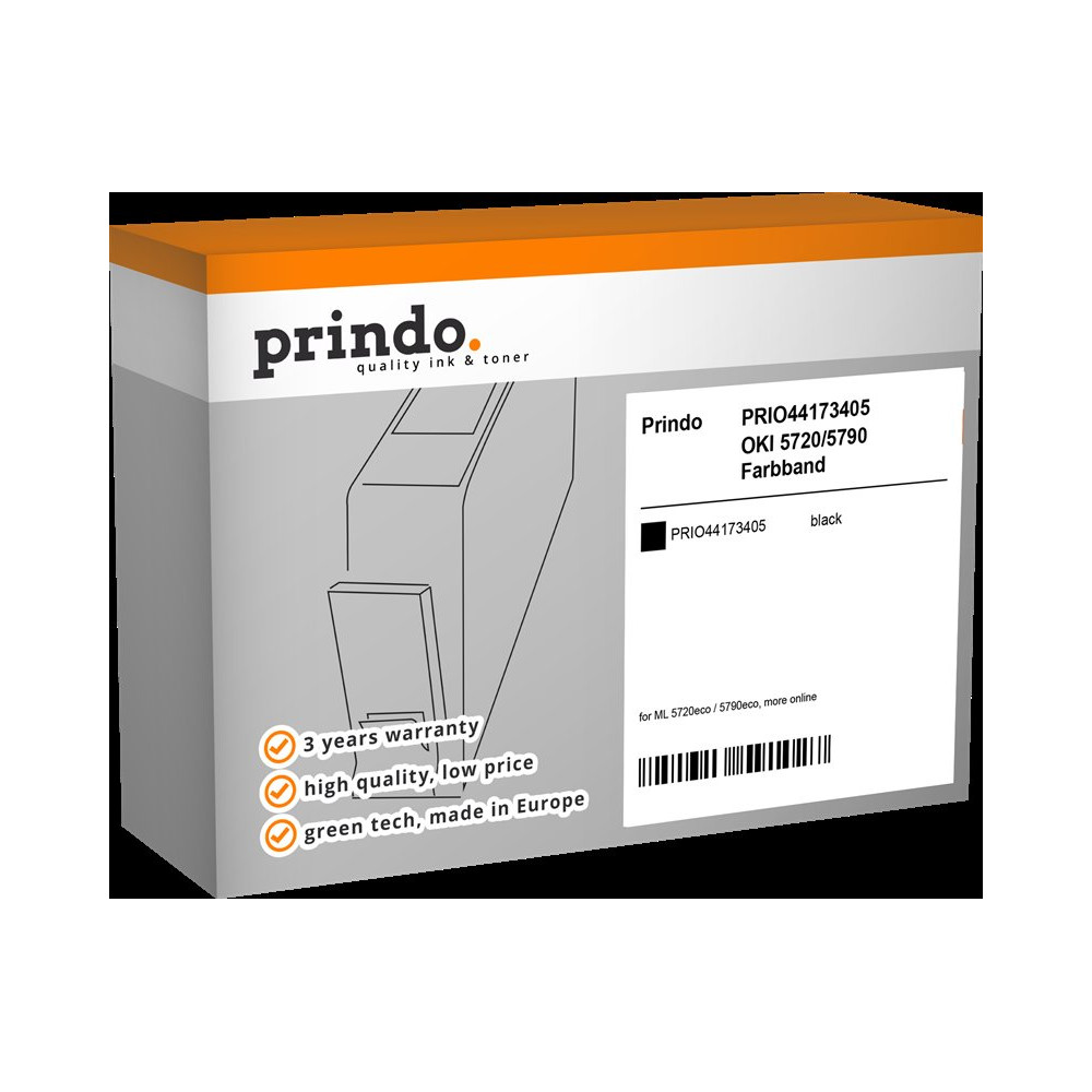 compatibile con OKI 44173405 (5720/5790)  Prindo Basic Nastro colorato nero