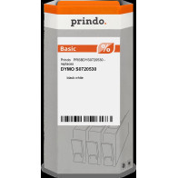 compatibile con DYMO 45013 Nastro standard D1 autoadesivo  Prindo Basic Nastro Nero su bianco