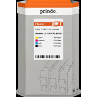 compatibile con Brother LC-1100  Prindo Classic Multipack nero / ciano / magenta / giallo