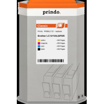 compatibile con Brother LC-121  Prindo Classic Multipack nero / ciano / magenta / giallo