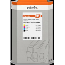 compatibile con Brother LC-123  Prindo Classic Multipack nero / ciano / magenta / giallo