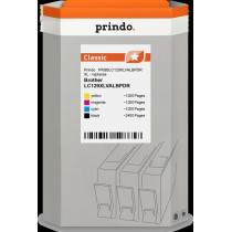 compatibile con Brother LC-129XL+LC-125XL  Prindo Classic XL Multipack nero / ciano / magenta / giallo