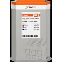 compatibile con Brother LC-3213  Prindo Classic XL Multipack nero / ciano / magenta / giallo