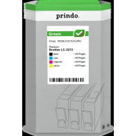 compatibile con Brother LC-3213  Prindo Green XL Multipack nero / ciano / magenta / giallo