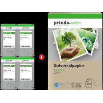 Prindo Green nero / ciano / magenta / giallo Value Pack